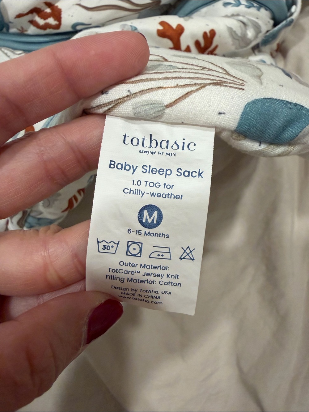 Totbasic Wearable Baby Sleep Sack 6-15M - Picture 4 of 7